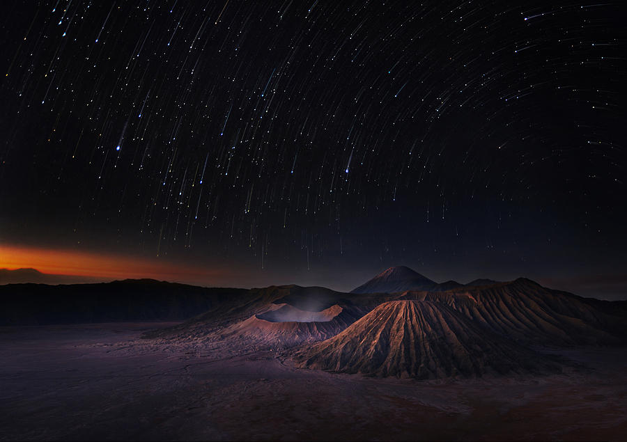 Bromo before sunrise Photograph by Weerapong Chaipuck - Fine Art America