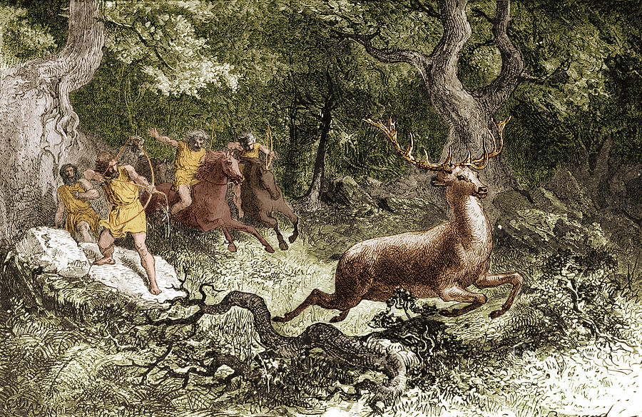 Bronze Age, Hunting Scene Photograph by Science Source