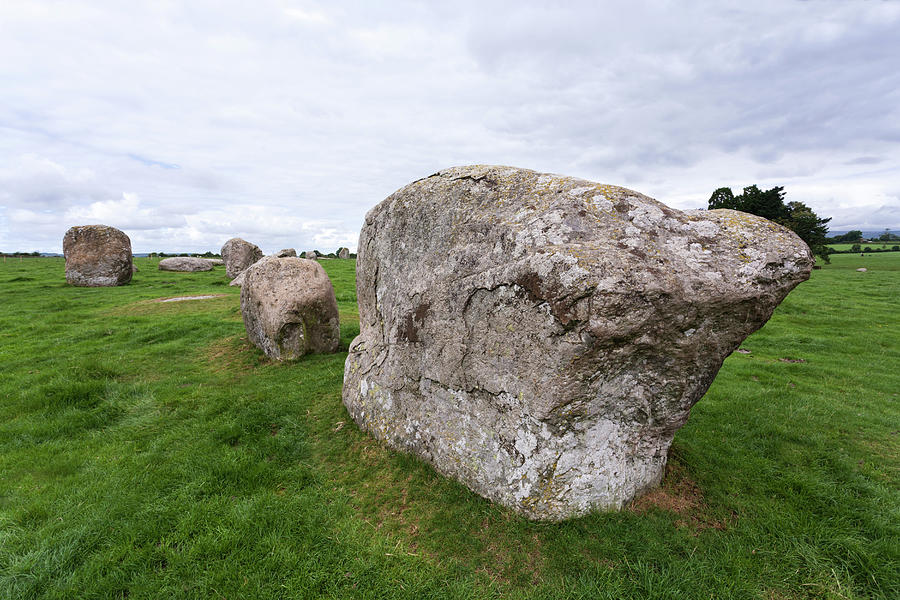 Bronze Age Stone Circle Near Penrith Photograph by Stephen Dorey