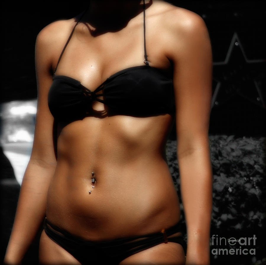Beauty Photograph - Bronze Heat In Bikini Black by Steven Digman Beauty Photograph - Bronze Heat In Bikini Black by Steven Digman