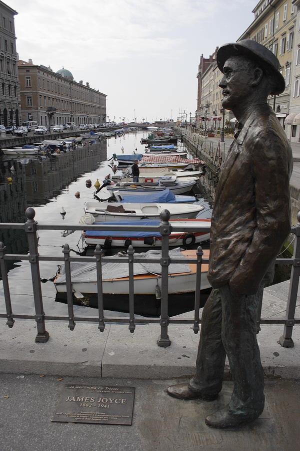 Bronze sculpture of James Joyce Photograph by Ulrich Kunst And Bettina Scheidulin