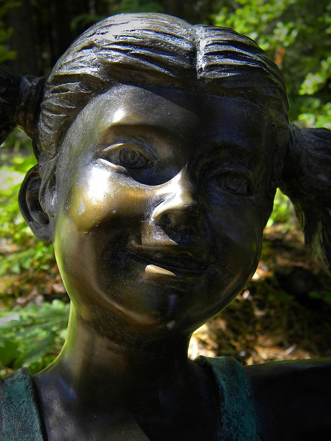 Bronze Smile Photograph by Frank Wilson