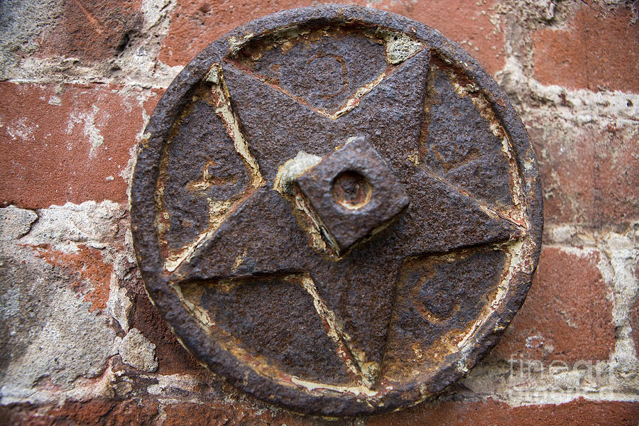 Bronze Star Attached to Brick Photograph by Jason O Watson - Fine Art ...