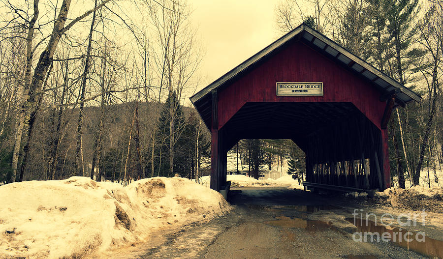 Brookdale Bridge At Stowe Vermont Photograph