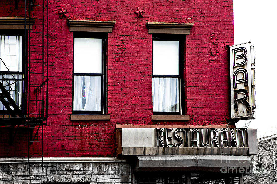 New York City Photograph - Brooklyn Bar by Diane Diederich