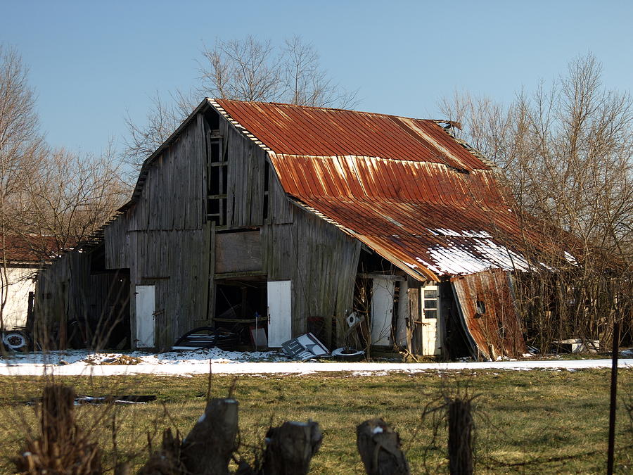 Brooklyn Barn Photograph by Mike Stanfield