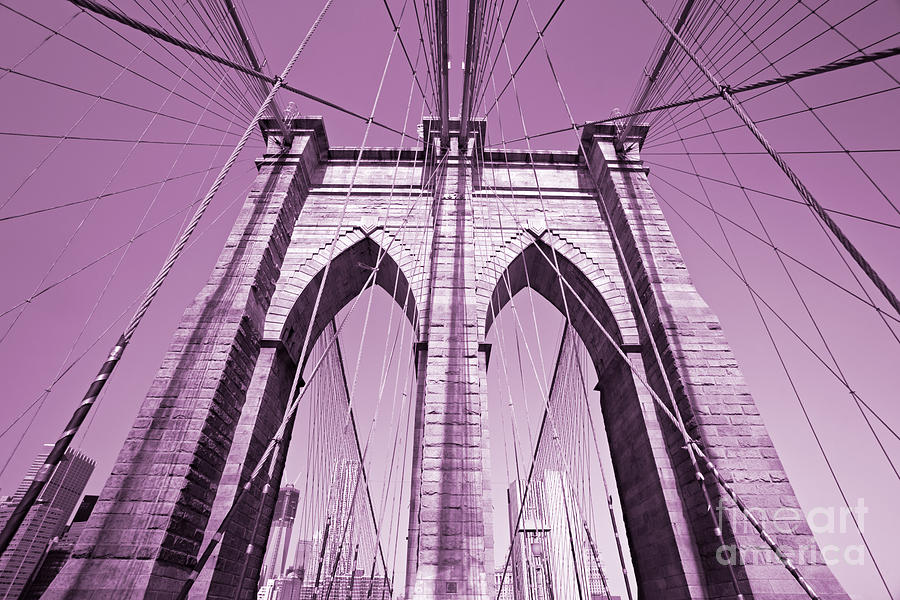 Brooklyn bridge - New York City - USA Photograph by Luciano Mortula