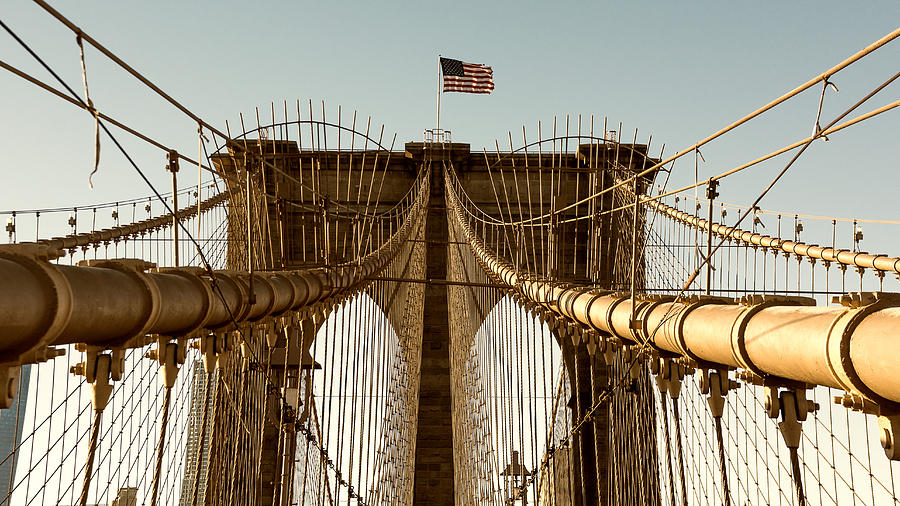 Brooklyn Bridge Photograph by Alissa Beth Photography