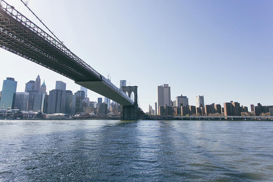 Brooklyn Bridge And Lower Manhattan Photograph by Tuan Tran