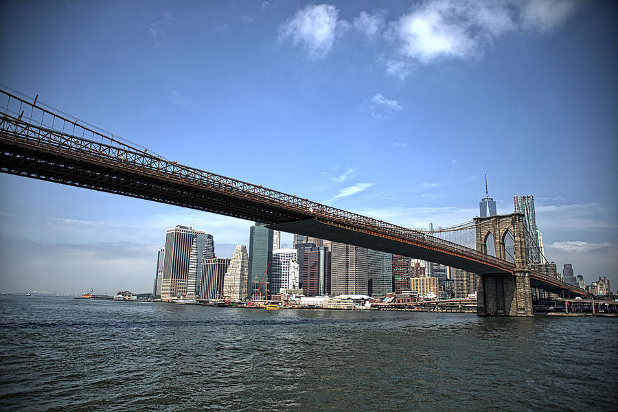 Brooklyn Bridge Photograph by Prince Andre Faubert