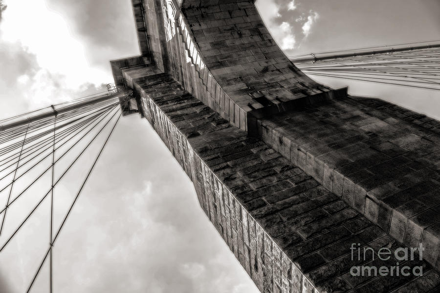 Brooklyn Bridge Photograph by Angela DeFrias