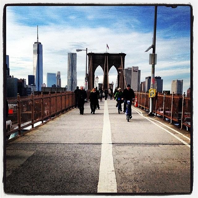 Bridge Photograph - Brooklyn Bridge #brooklyn #bridge #nyc by Craig Kempf