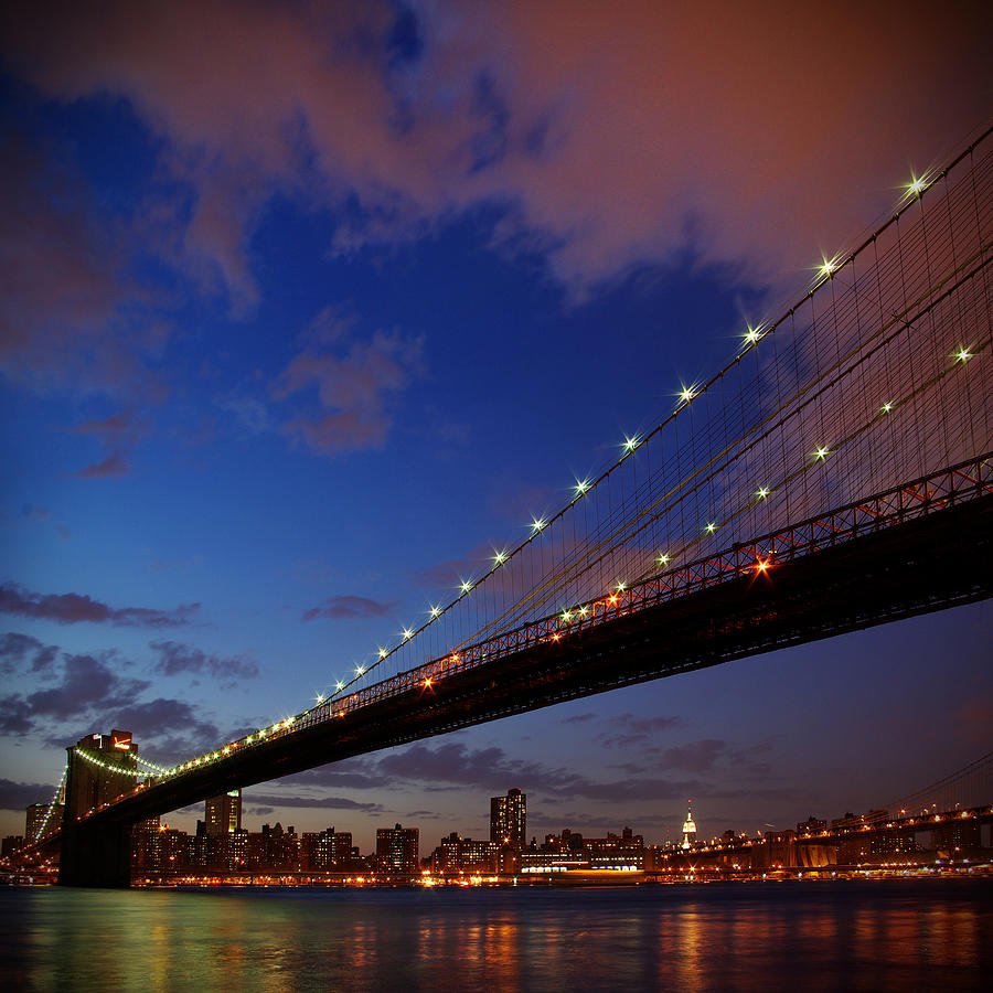 Brooklyn Bridge Photograph by Bryan Scott
