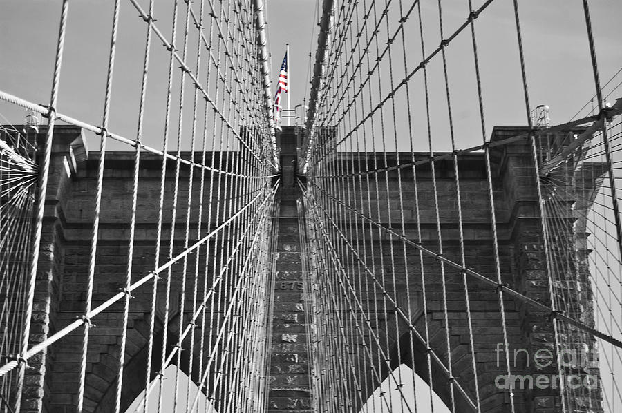 Brooklyn Bridge Color Pop Photograph by Steve Purnell