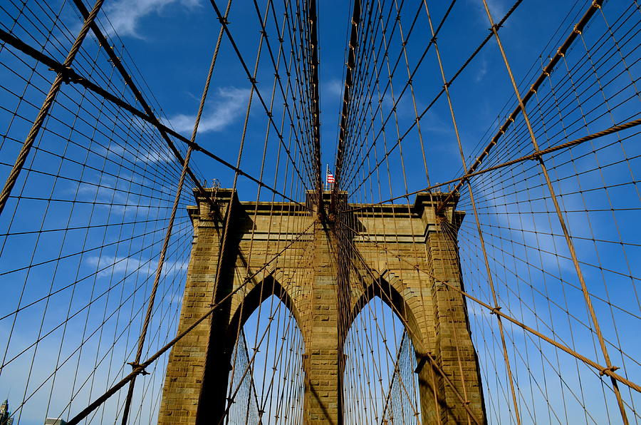 Brooklyn Bridge Photograph by Gregory Merlin Brown