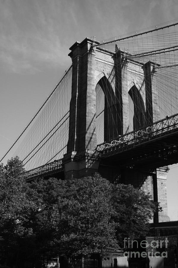 Brooklyn Bridge Digital Art by Jack Ader