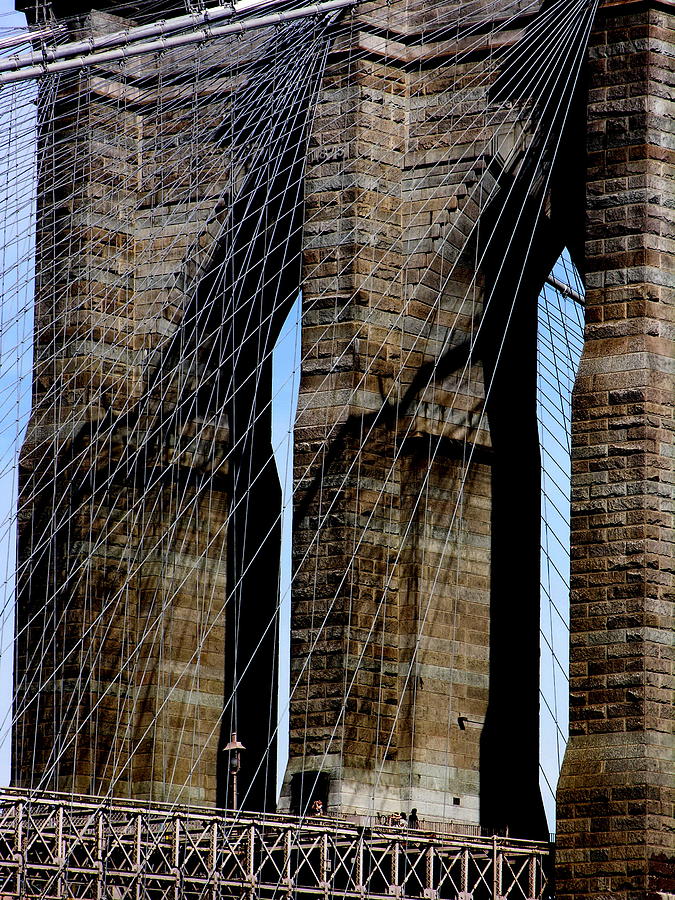 Brooklyn Bridge Photograph by Jacqueline M Lewis