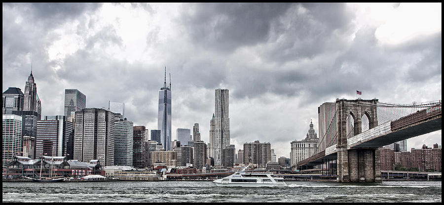 Brooklyn Bridge Photograph by Jason Wolters