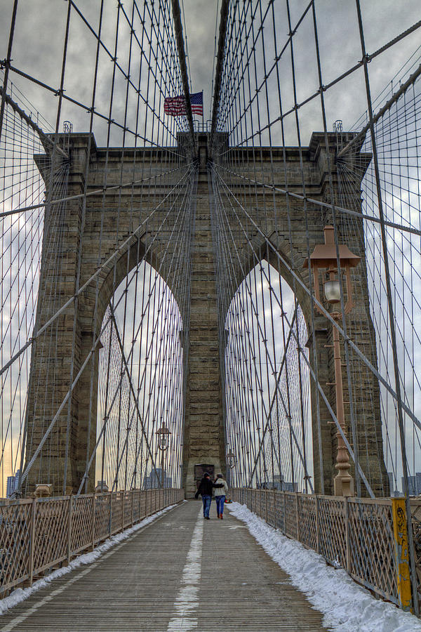 Brooklyn Bridge Photograph by Jerry Gammon