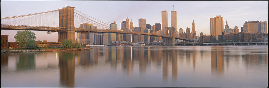 Brooklyn Bridge Photograph - Brooklyn Bridge Manhattan New York City by Panoramic Images