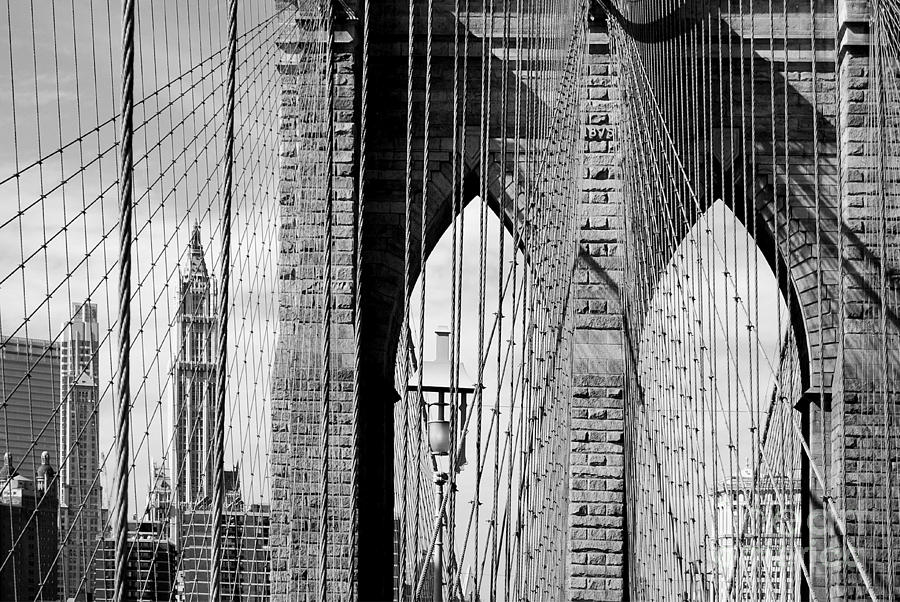 New York City Photograph - Brooklyn Bridge New York City USA by Sabine Jacobs