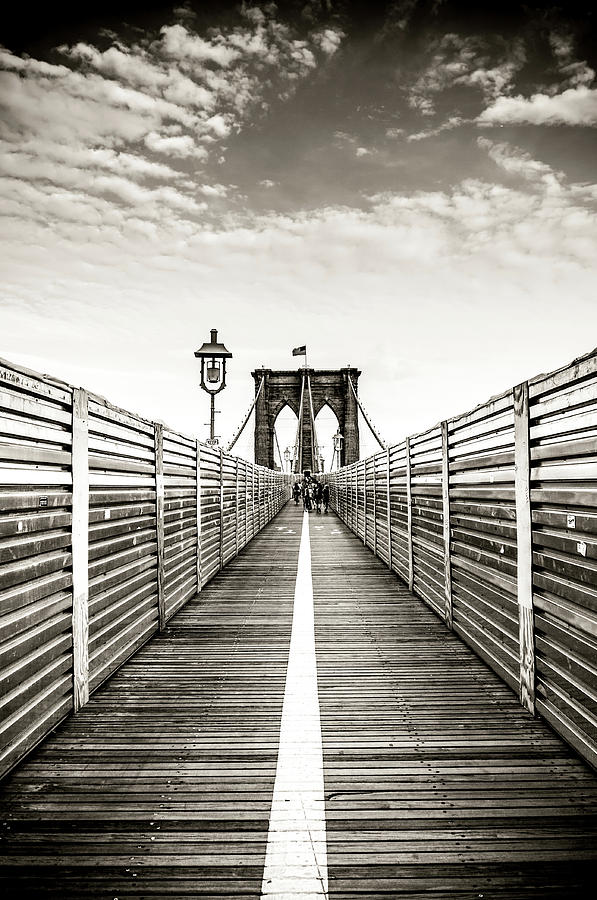 Brooklyn Bridge New York Photograph by Ferrantraite Brooklyn Bridge New York Photograph by Ferrantraite
