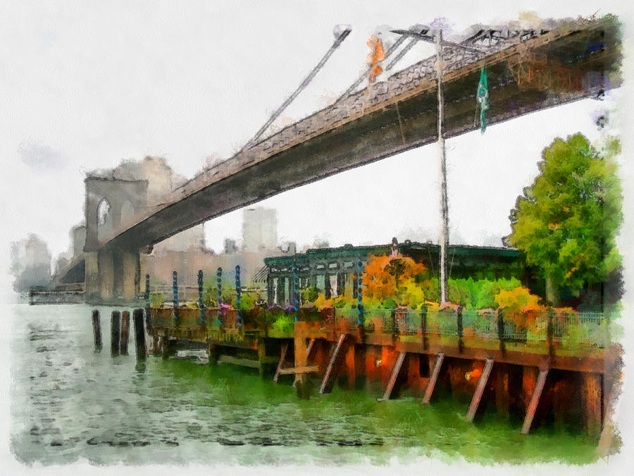 Brooklyn Bridge New York Photograph by Mick Flynn