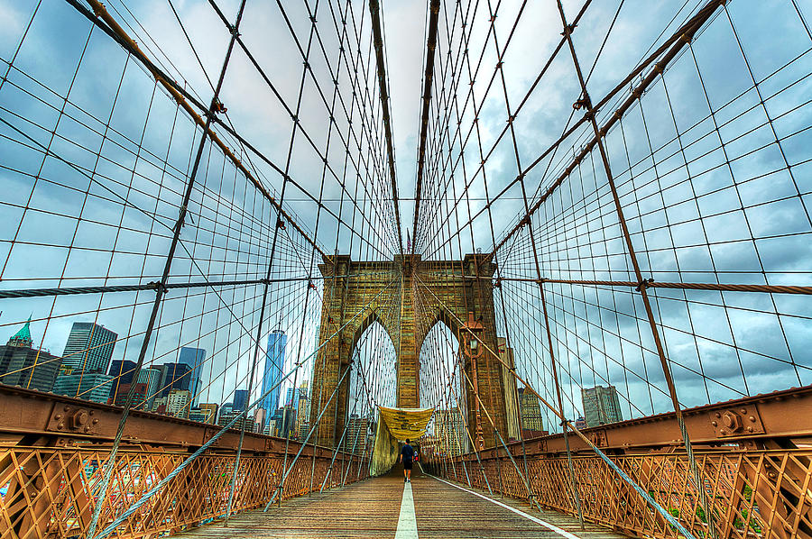 Summer Photograph - Brooklyn Bridge #2 by Roberto Berti