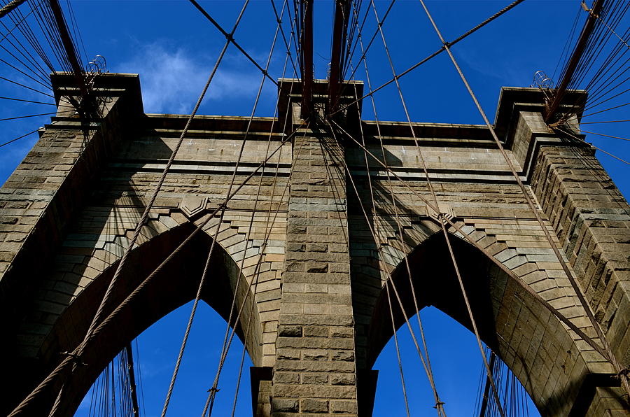 Brooklyn Bridge Photograph - Brooklyn Bridge NY by Gregory Merlin Brown