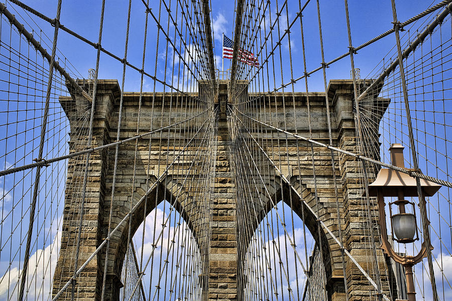 Brooklyn Bridge NY Photograph by Kelley King