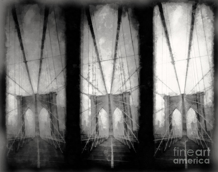 Brooklyn Bridge NYC Photograph by Edward Fielding