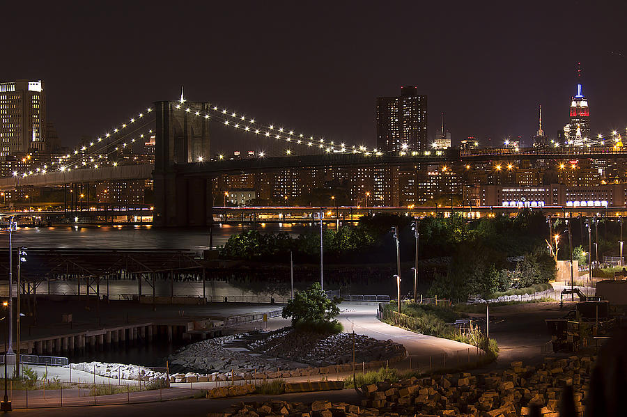 New York City Photograph - Brooklyn Bridge Park by C W Edwards