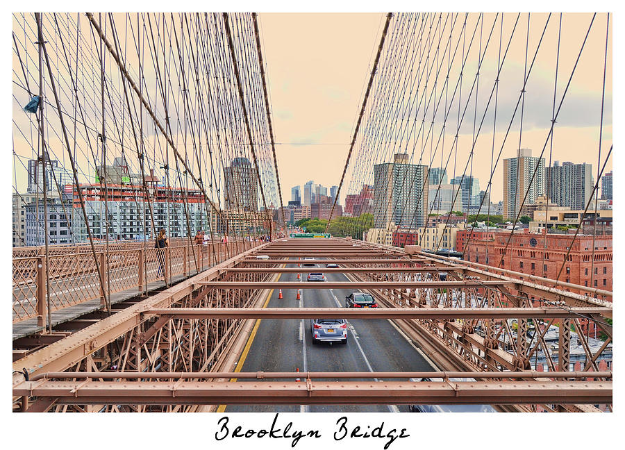 Brooklyn Bridge Photograph by Paulette B Wright