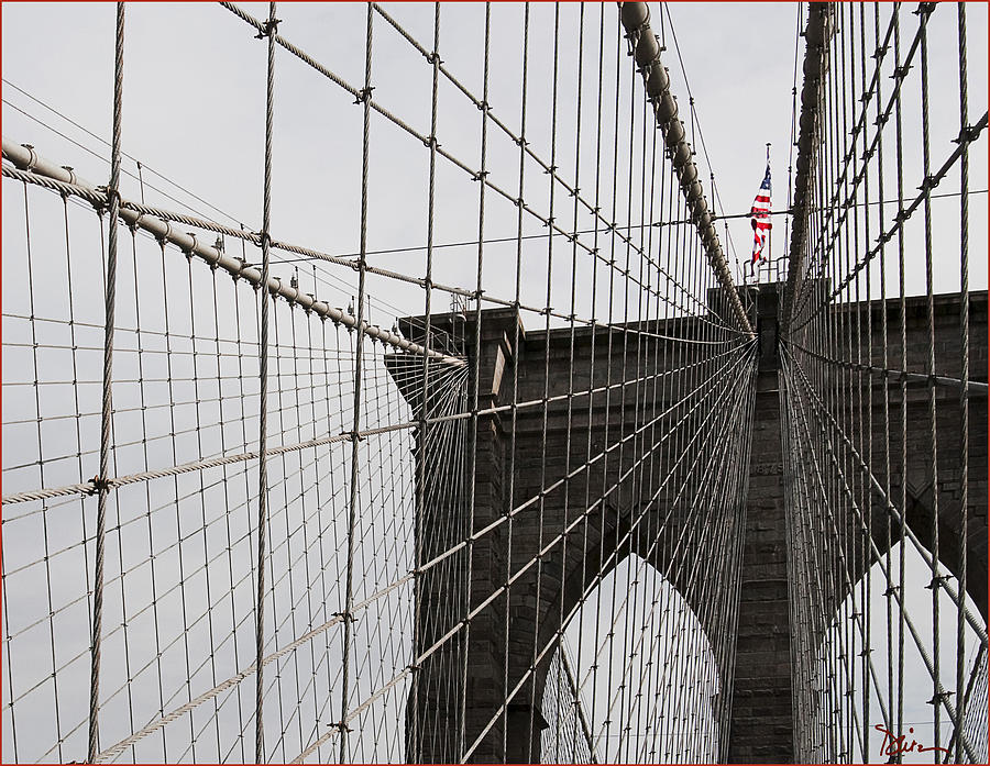 Brooklyn Bridge Photograph by Peggy Dietz