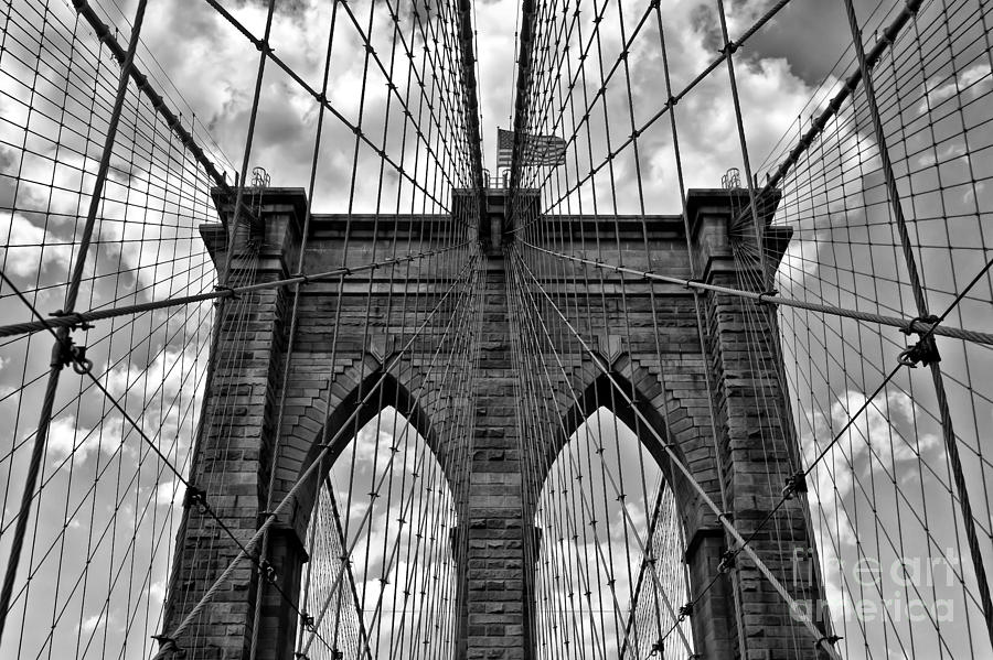 Brooklyn Bridge Photograph by Peter Dang