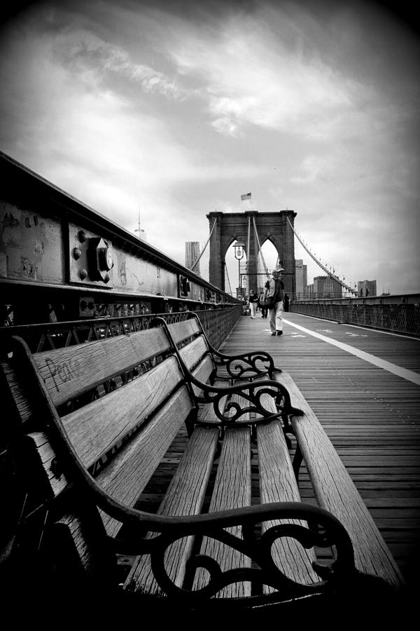 Brooklyn Bridge Promenade Photograph by Jessica Jenney