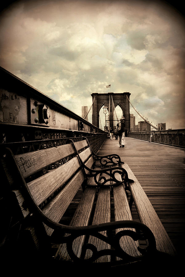 Brooklyn Bridge Respite Photograph by Jessica Jenney