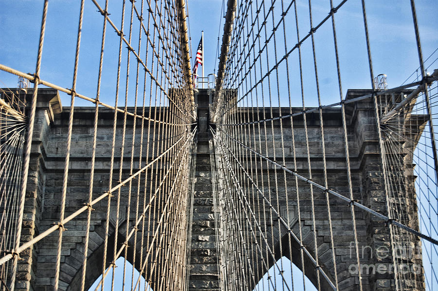 Brooklyn Bridge Photograph by Steve Purnell