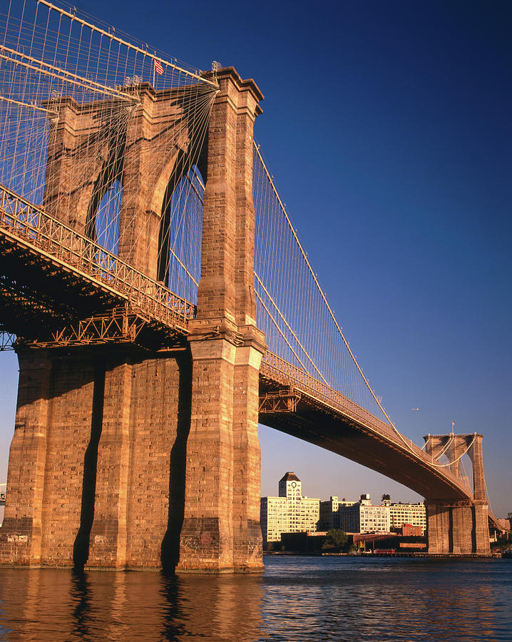 Brooklyn Bridge, The Worlds First Steel Photograph by Bruce M. Esbin