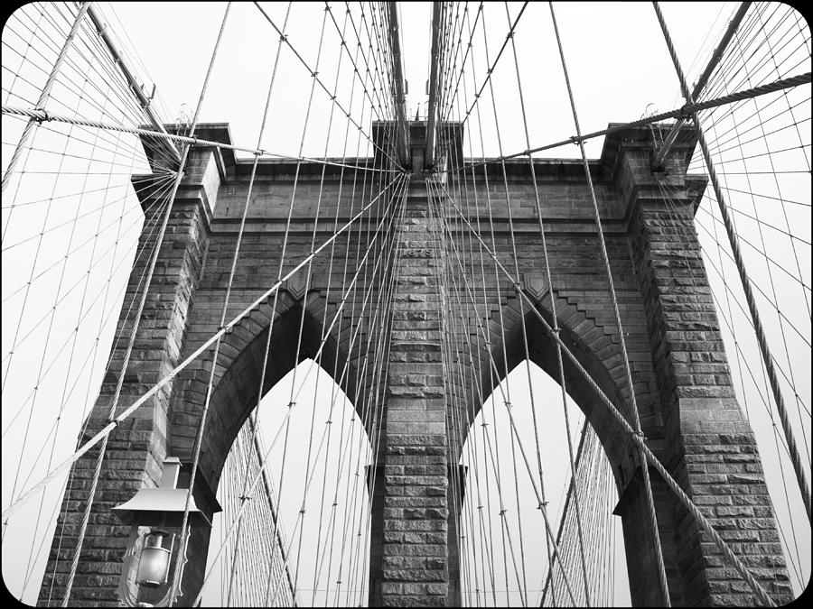 Brooklyn Bridge Tower 3 Photograph by Frank Winters