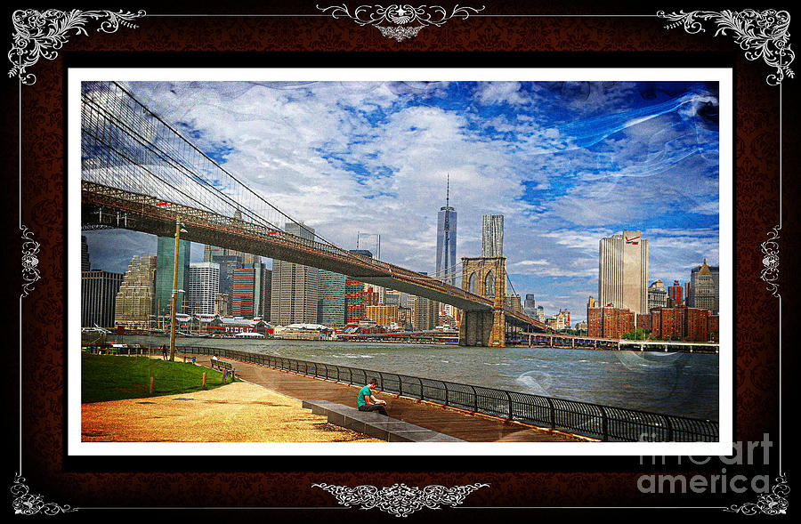Brooklyn Bridge Ver - 2 Photograph by Larry Mulvehill