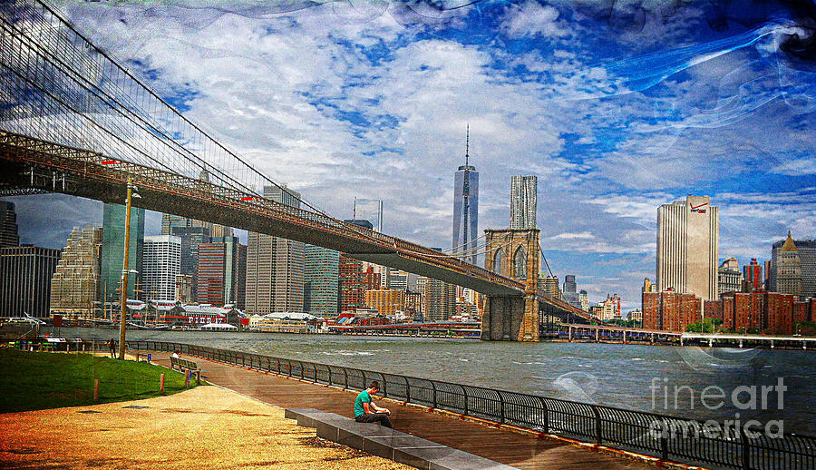 Brooklyn Bridge Ver - 3 Photograph by Larry Mulvehill