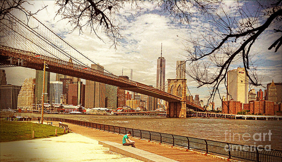 Brooklyn Bridge Ver - 6 Photograph by Larry Mulvehill