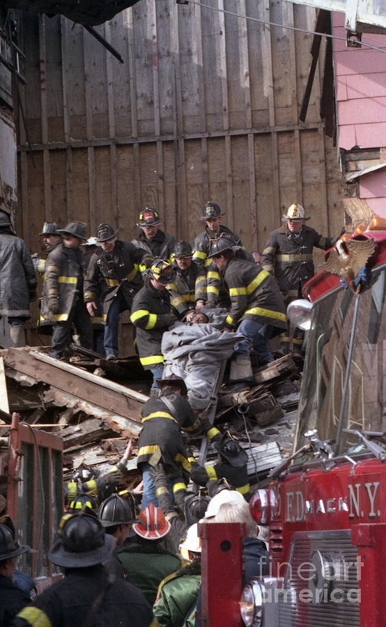 Brooklyn Building Collapse Photograph by Steven Spak