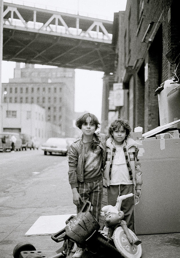 Childhood Togetherness In New York City Photograph by Shaun Higson