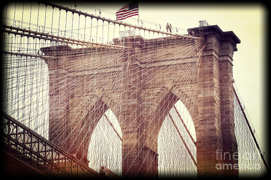 Brooklyn Bridge Photograph - Brooklyn Pride by Paul Cammarata