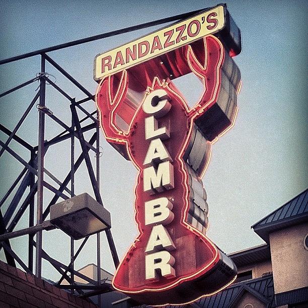 Sign Photograph - Brooklyn - Randazzos Clam Bar by Christian Mendonca