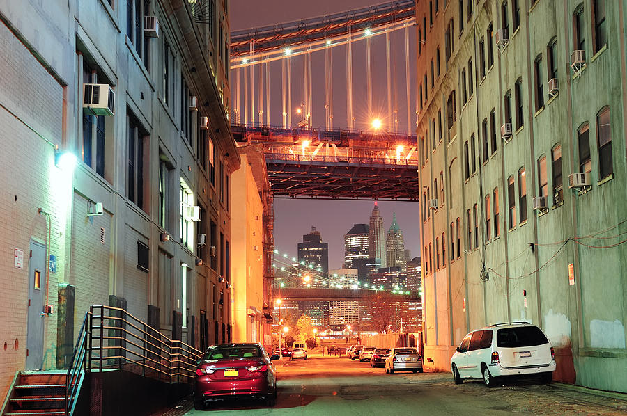 Brooklyn street view  Photograph by Songquan Deng