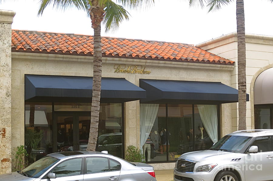 Brooks Brothers Clothing Store Palm Beach Florida Photograph by Robert Birkenes