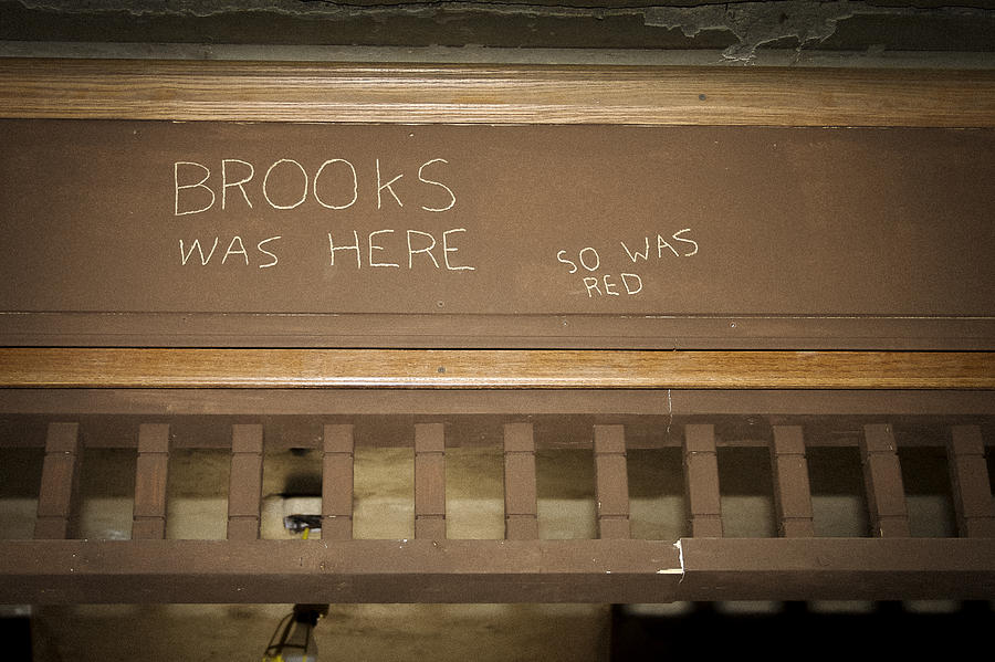 Morgan Freeman Photograph - Brooks was Here by Jack R Perry